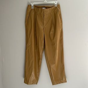 NWT A New Day faux leather pants 8 Target pleated